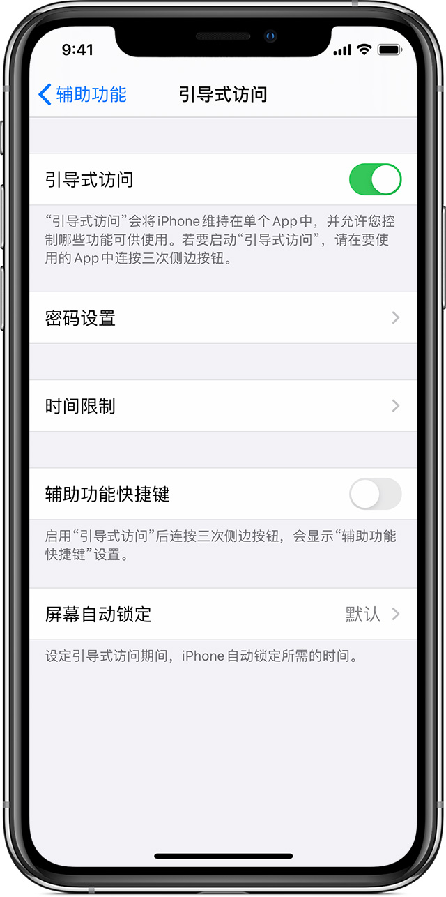 新县苹果手机维修分享如何在 iPhone 上退出引导式访问 