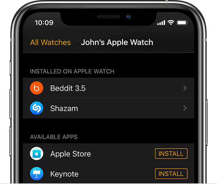 新县苹果手机维修分享如何在 Apple Watch 上下载应用 